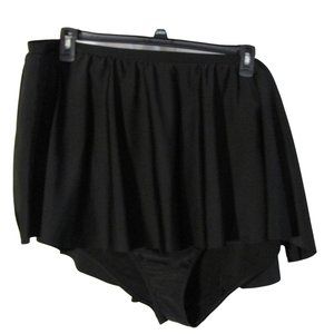 Torrid 6 6X 30W Black Swimskirt Swim Skirt Bottom Swimsuit NEW